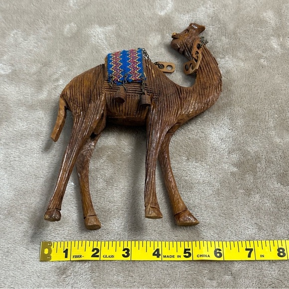 Camel Carved Blanket Chain Vintage - Picture 10 of 10